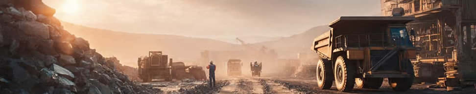 Advanced mining operations with heavy machinery